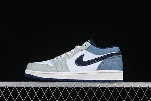 All categories Air Jordan Jordan series basketball shoes Air Jordan 1 Low Air Jordan 1 Low "Canadian Tuxedo" AJ1 Joe 1 cowboy trend low-top basketball shoes IH0648-141